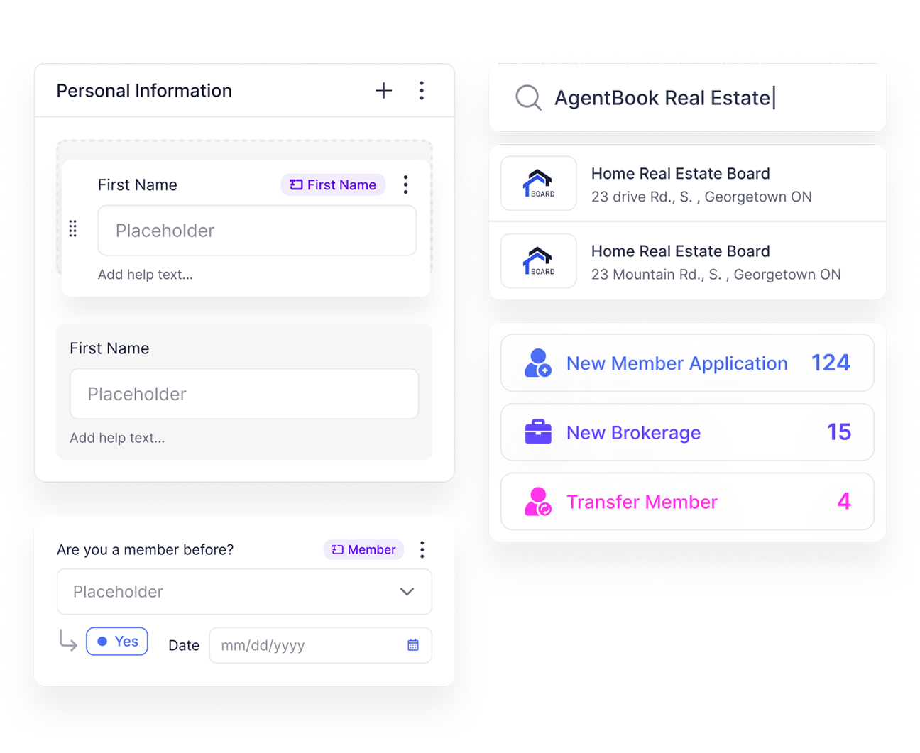 Simplify application processes for memberships and events.