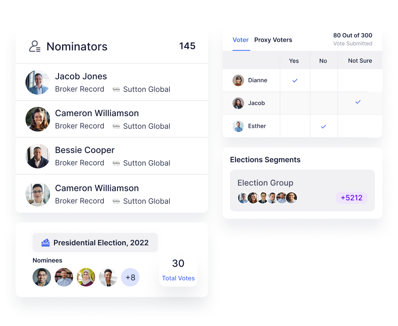 Conduct secure and efficient elections with our management tools.